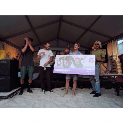 Ryan Burch, Tyler Warren, Troy Mothershead e Alex Knost Joel Tudor Duct Tape Invitational 2015, Noosa Heads, Austrália. . Foto: Divulgação.