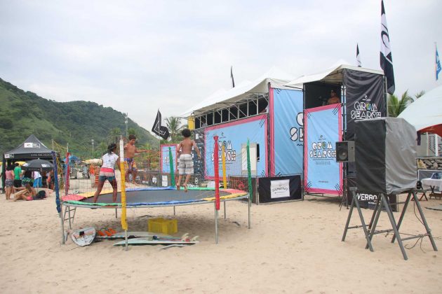 estrutura Rip Curl Grom Search, Guarujá, (SP), 2015. Foto: Nancy Geringer.