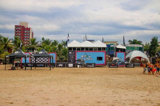 palanque Rip Curl Grom Search, Guarujá, (SP), 2015. Foto: Nancy Geringer.