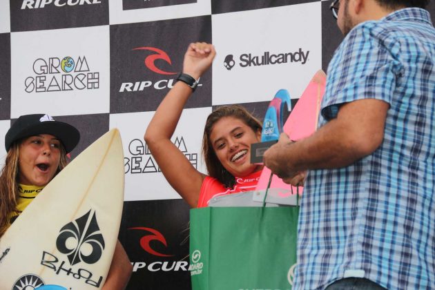 luara_thompson6 Rip Curl Grom Search, Guarujá, (SP), 2015. . Foto: Nancy Geringer.