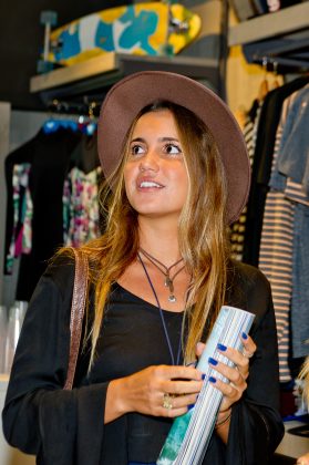 Chloé Calmon, festa de lançamento da loja da Quiksilver em Ipanema, Rio de Janeiro. Foto: Eduardo Farias.