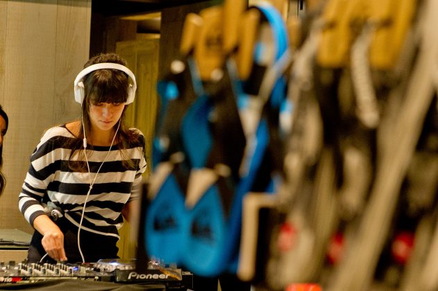 Dj Larissa Busch, festa de lançamento da loja da Quiksilver em Ipanema, Rio de Janeiro. Foto: Eduardo Farias.