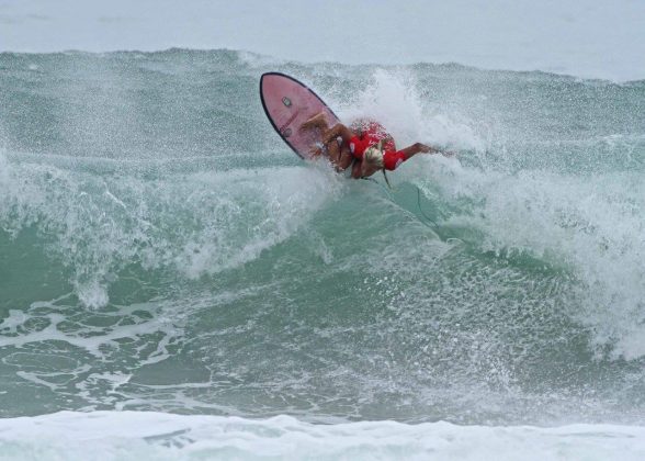 Jalessa Vincent, Rip Curl Grom Search Internacional, realizado em Maresias, 2015. . Foto: Thais Serra.