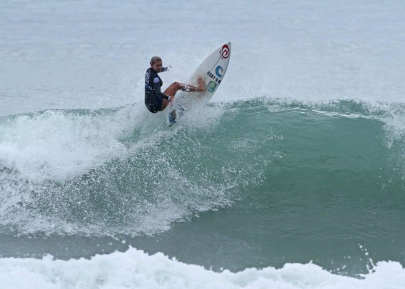 Leilani McGonag Rip Curl Grom Search Internacional, realizado em Maresias, 2015. . Foto: Thais Serra.