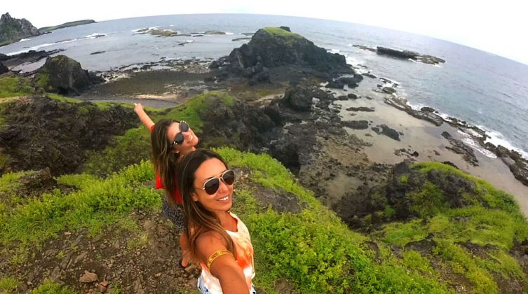 Akemi Saito e Paola Simão , Fernando de Noronha (PE). Foto: Arquivo pessoal.