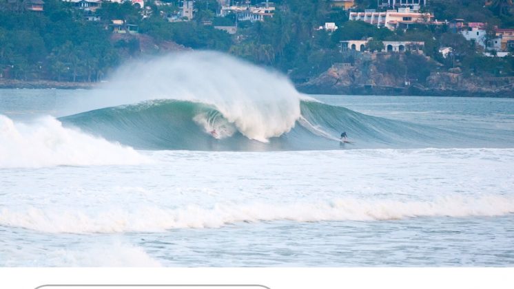 Mark Healey e Vitor Faria, Puerto Escondido, México. Foto: Luciano Hinkle.