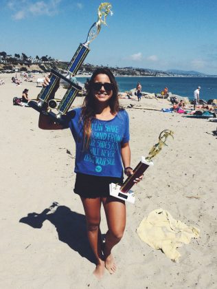 Chloé Calmon, 60´s Retro Revival Longboard Contest 2015, Califórnia (EUA). Foto: Simoni Guedes.