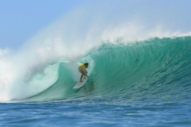 David Lima, Padang Padang, Indonésia. Foto: Arquivo pessoal.