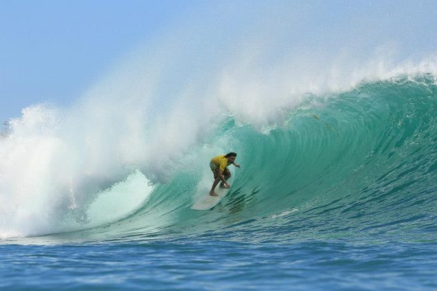 David Lima, Padang Padang, Indonésia. Foto: Arquivo pessoal.