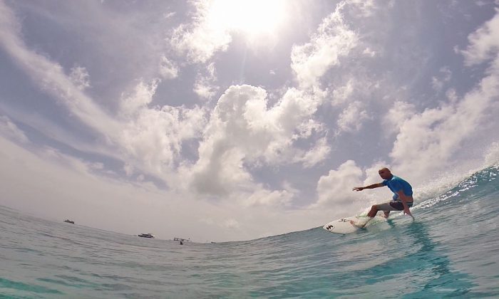 Shane Dorian , Four Seasons Maldives Surfing Champions 2015, Sultan's. Foto: Leandro Matias.