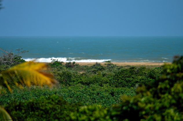 Visual do Deck Pontinha Surf House Barca da Surf Van aproveitam as esquerdas extensas e perfeitas de Regência. Foto: Mozart Teixeira.