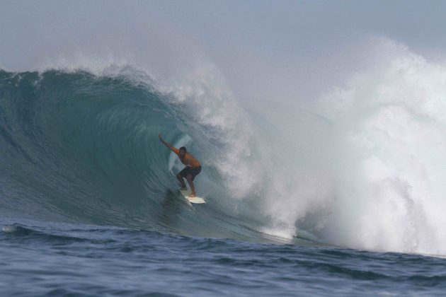 Bruno Veiga , Mentawai, Indonésia. Foto: Arquivo pessoal Veiga.