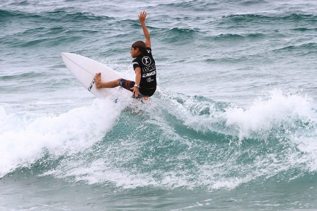 Gabriel de Souza Circuito Oakley WQSurf Sub 14 Estadual de Surf 2015, Canto do Recreio (RJ). Foto: Patrícia Lelot.