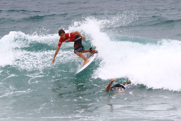 Gabriel de Souza Circuito Oakley WQSurf Sub 14 Estadual de Surf 2015, Canto do Recreio (RJ). Foto: Patrícia Lelot.