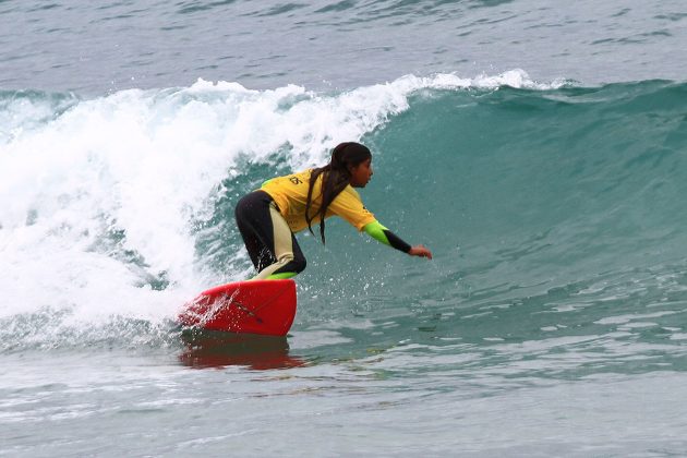 Julia Duarte Circuito Oakley WQSurf Sub 14 Estadual de Surf 2015, Canto do Recreio (RJ). Foto: Patrícia Lelot.