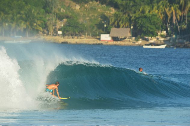 Luiz Fernando, Puerto Escondido, Zicatela, México. Foto: Arquivo pessoal.