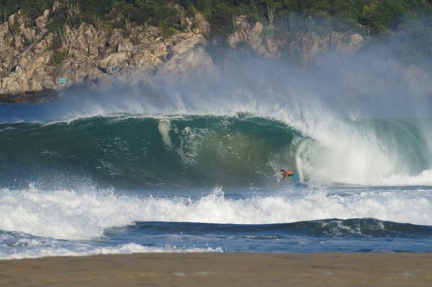 Luiz Fernando, Puerto Escondido, Zicatela, México. Foto: Arquivo pessoal.