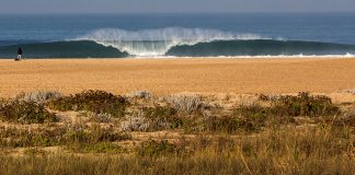 Sinal vermelho em Nazaré