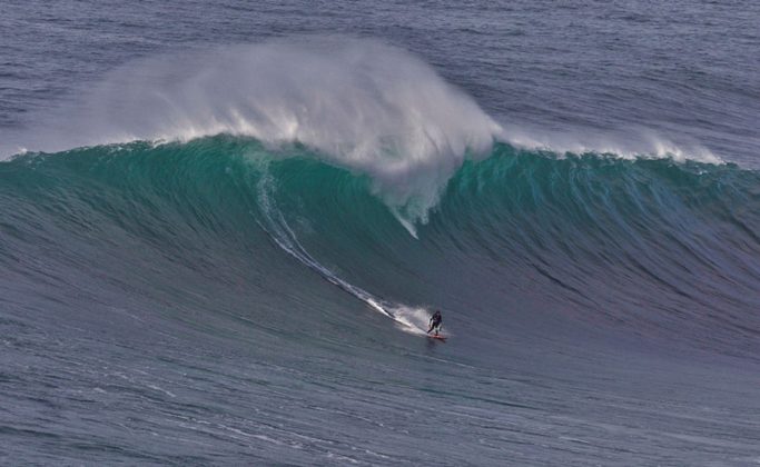 Thiago Jacaré, Nazaré, Portugal.  Foto Yuriko David . Foto: Divulgação.