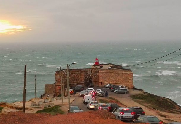 Canhão de Nazaré, Portugal. . Foto: Arquivo pessoal.