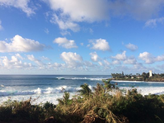 Waimea Bay, Havaí. Foto: Arquivo pessoal Fábio Gouveia.