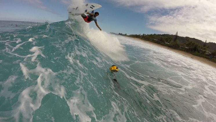 Victor Bernardo, Off The Wall, Havaí. Foto: Arquivo pessoal Fábio Gouveia.