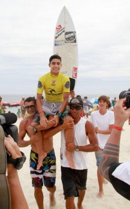 Leonardo Barcelos, Rip Curl Grom Search 2016, Praia de Itaúna, Saquarema (RJ). Foto: Basílio Ruy.