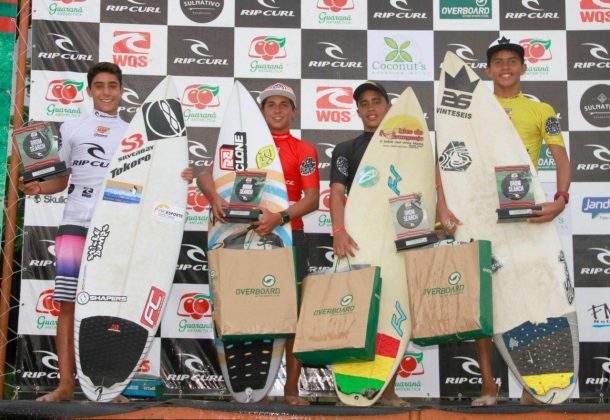 Finalistas da Mirim, Rip Curl Grom Search 2016, praia de Maresias, São Sebastião (SP). Foto: Gerson Kaestner.