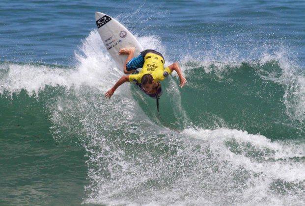 Mateus Sena, Rip Curl Grom Search 2016, praia de Maresias, São Sebastião (SP). Foto: Gerson Kaestner.