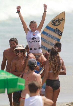 Louisie Frumento, Rip Curl Grom Search 2016, praia de Maresias, São Sebastião (SP). Foto: Gerson Kaestner.