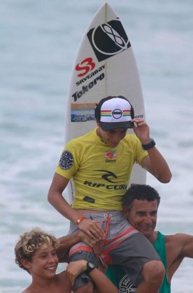 Leonardo Barcelos, Rip Curl Grom Search 2016, praia de Maresias, São Sebastião (SP). Foto: Gerson Kaestner.