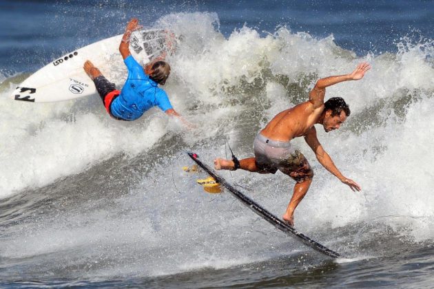 Air Show, Circuito Santos Surf 2016, Quebra-Mar. Foto: Ivan Storti /  FMA Notícias.