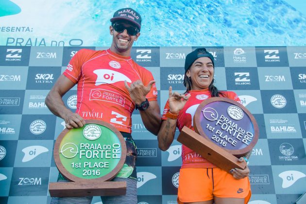 Bino Lopes e Silvana Lima, Oi Praia do Forte 2016, praia da Catinguiba. Foto: Luca Castro / Taurus Comunicação.