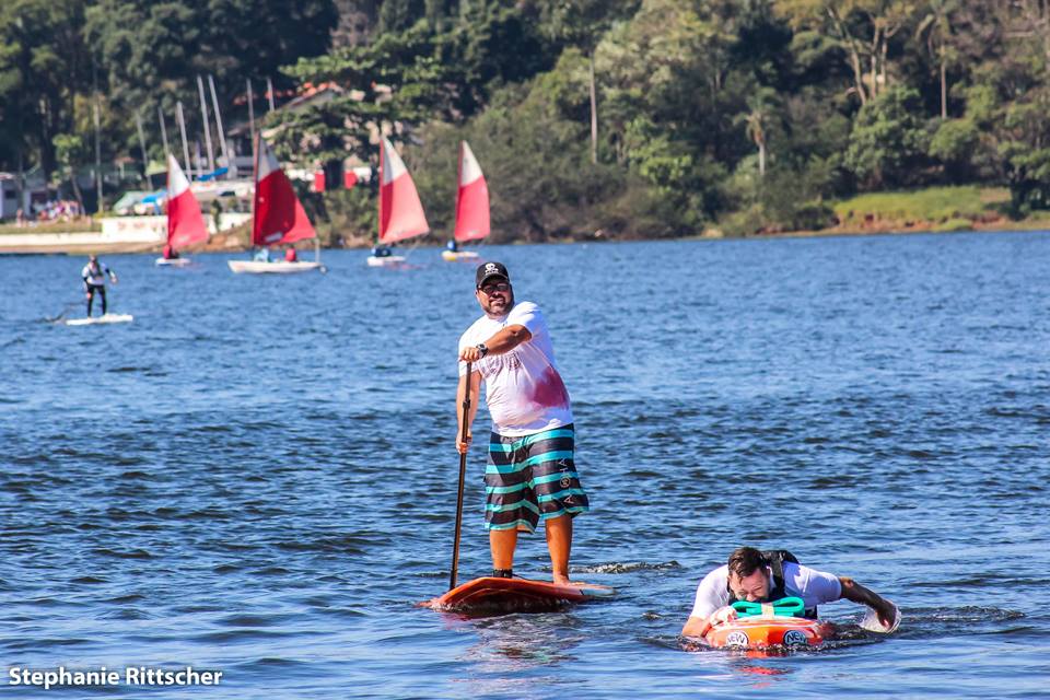 Um dia de SUP na represa de Guarapiranga