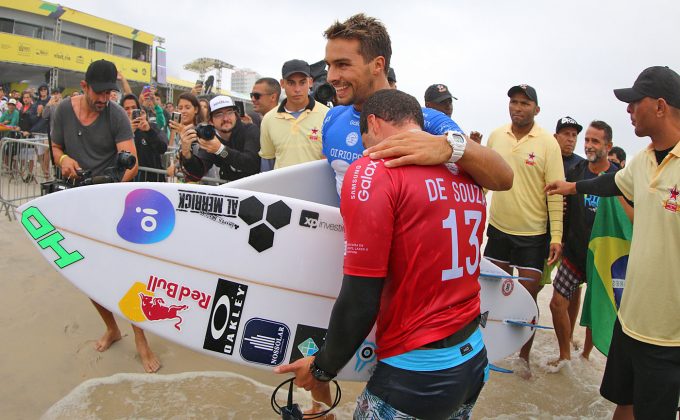 Lucas Silveira e Adriano de Souza, Oi Rio Pro 2016, Postinho. Foto: Luca Castro / @lucaxiz.