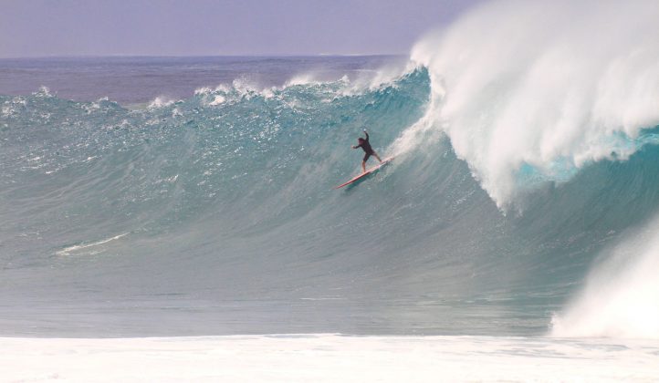 Ricardo Taveira, Waimea Bay, Hawaii Curso de Apneia com Ricardo Taveira. Foto: Arquivo pessoal.