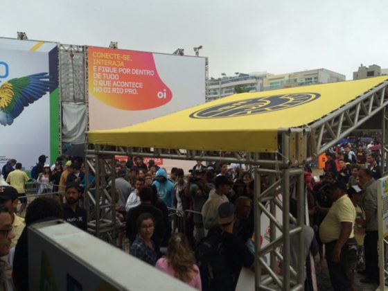 Oi Rio Pro 2016. Foto: Arquivo pessoal Fábio Gouveia.