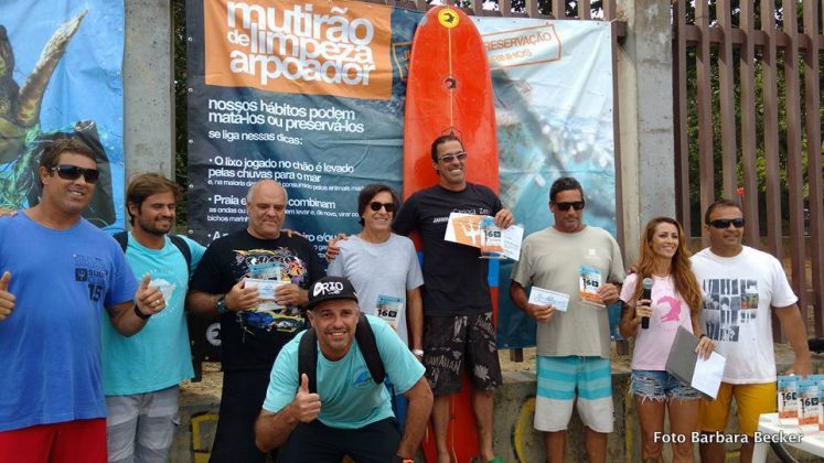 Pódio Legends Arpoador Surf Club, Arpoador (RJ). Foto: Bárbara Becker.