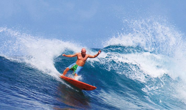 Marcelo Bueno, cutback em Bankvaults. – Foto - Blackpearl Photography Kandui Villas. Foto: Arquivo pessoal.