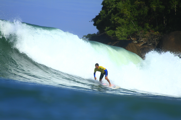 Artur Aguiar, Ubatuba Pro Surf 2016, Itamambuca (SP). Foto: Aleko Stergiou.