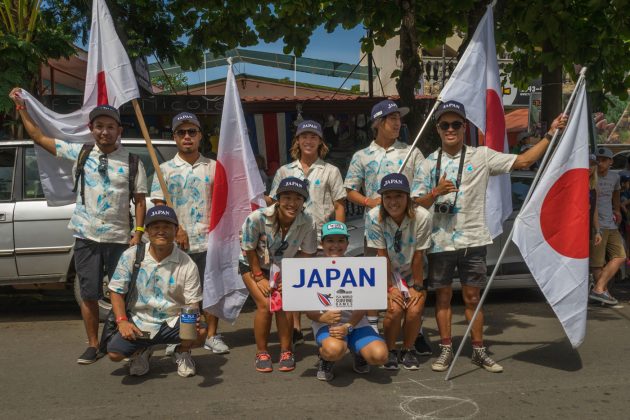 Equipe do Japão, ISA World Surfing Games 2016, Playa Jacó, Costa Rica. Foto: ISA / Evans.