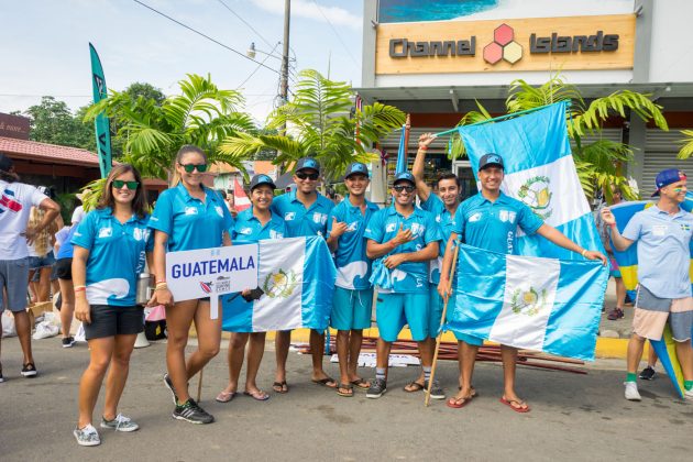 Equipe da Guatemala, ISA World Surfing Games 2016, Playa Jacó, Costa Rica. Foto: ISA / Evans.