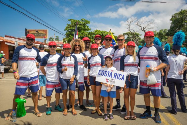 Equipe da Costa Rica, ISA World Surfing Games 2016, Playa Jacó, Costa Rica. Foto: ISA / Evans.