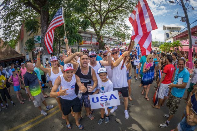 Equipe dos Estados Unidos, ISA World Surfing Games 2016, Playa Jacó, Costa Rica. Foto: ISA / Evans.