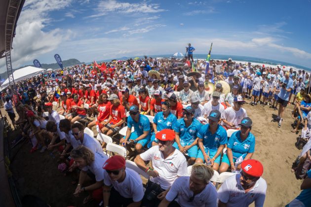 Cerimônia de abertura, ISA World Surfing Games 2016, Playa Jacó, Costa Rica. Foto: ISA / Evans.