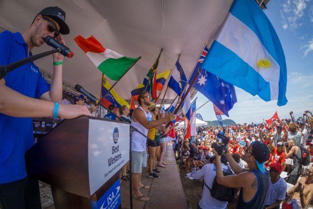 Cerimônia de abertura, ISA World Surfing Games 2016, Playa Jacó, Costa Rica. Foto: ISA / Evans.