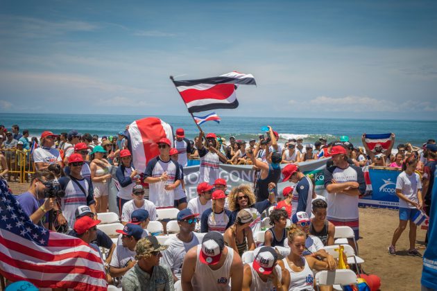 Equipe da Costa Rica, ISA World Surfing Games 2016, Playa Jacó, Costa Rica. Foto: ISA / Evans.