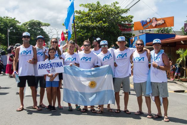 Equipe da Argentina, ISA World Surfing Games 2016, Playa Jacó, Costa Rica. Foto: ISA / Jimenez.