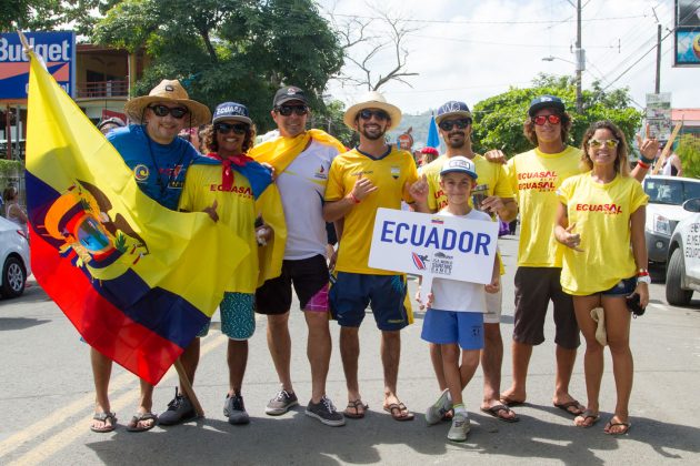 Equipe do Equador, ISA World Surfing Games 2016, Playa Jacó, Costa Rica. Foto: ISA / Jimenez.