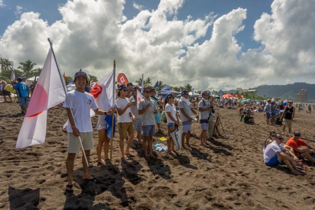 Equipe do Japão, ISA World Surfing Games 2016, Playa Jacó, Costa Rica. Foto: ISA / Evans.